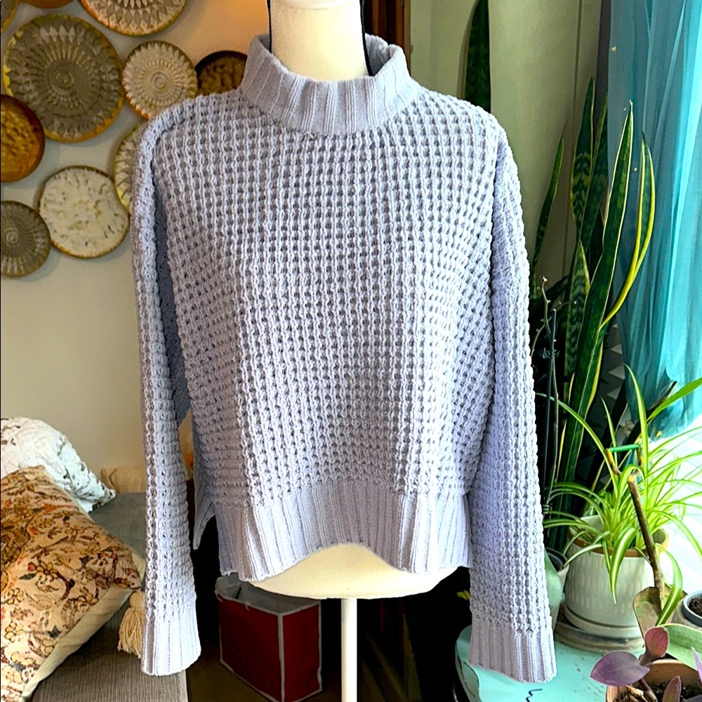Altar’d State purple soft knit oversized sweater. Sz M.